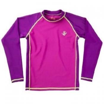 Ultrakidz Langarmshirt - Punto deportivo para niña, color blanco