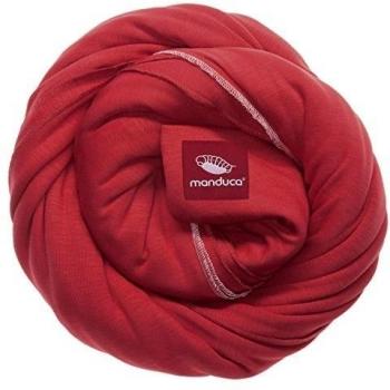 Manduca, fular portabebé color rojo chili