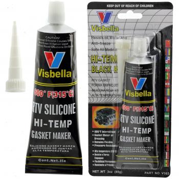 Visbella Líquido para reparación de motores, sello de silicona resistente a altas temperaturas para juntas, resistente temperaturas de -62 °C a 93 °C