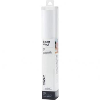 Cricut Smart Vinyl Permanent Vinilo Termoadhesivo 33x91cm Blanco