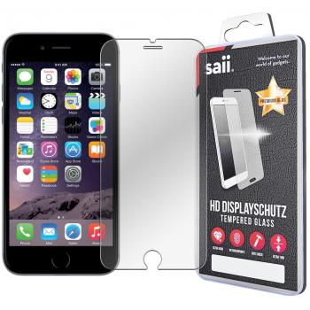 iPhone 6/6S Pellicola Protettiva in Vetro Temperato Saii 9H Protezione schermo per iPhone 6/6S Screen Protector - Trasparente