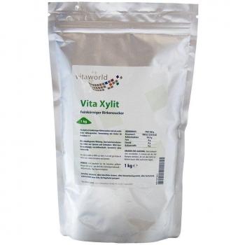 Edulcorante Xylitol 1kg Azucar Fino de Abedul Vita World Farmarcia Alemania