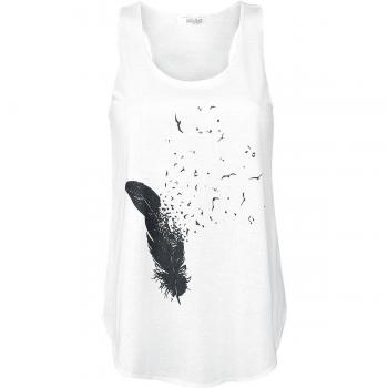 Innocent Fly Away Mujer Top Blanco L, 100% poliéster, Regular