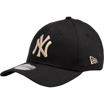 Gorra New Era 39Thirty MLB Yankees League Essentials, gorra masculina beige, ajuste elástico, diseño de los New York Yankees, material ligero y transpirable