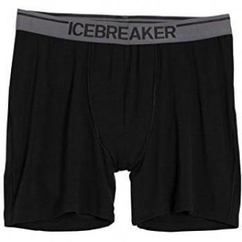 Icebreaker Anatomica Ropa Interior para Hombres, hombre, Anatomica, Black/Monsoon, 2 X-grande