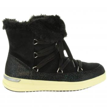 Geox J Aveup C, Botines para Niñas, Negro