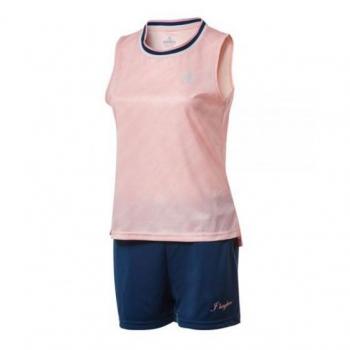 Conjunto Jhayber Play Mujer - Conjunto deportivo, fabricado en material transpirable, incluye camiseta de manga corta y pantalones cortos, diseño moderno y cómodo, ideal para actividades deportivas y uso diario