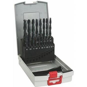 Bosch 2 608 587 012 - Set de 19 brocas para metal ProBox HSS-R, DIN 338-1-10 mm