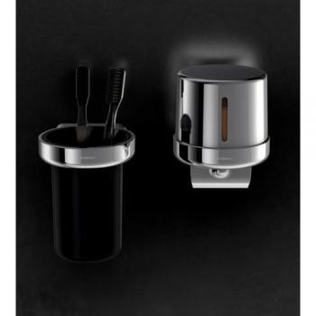Dosificador de Jabón Cosmético Architect S+ Cromo 400ml - Acero Inoxidable, Diseño Moderno