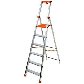 Escalera Facal Scala Piu Su de Aluminio Max 110 cm con 6 Peldaños
