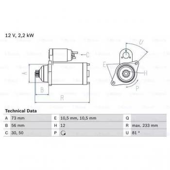 Motor de Arranque Bosch 986020721, tipo: motor de arranque, características: compatible con múltiples vehículos, alta durabilidad, fácil instalación, tecnología avanzada para un arranque eficiente