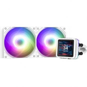 Zalman ALPHA2 DS A24 White 240mm All-in-One Liquid CPU Cooler with RGB Lighting