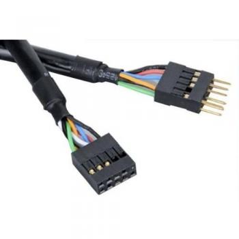 Akasa USB 3.1 Internal Extension Cable, 40cm, Female to Male Motherboard Header