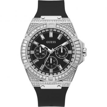 Guess Reloj Zeus GW0208G1 de silicona y correa negra