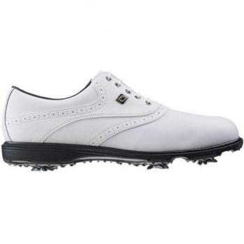 FootJoy HydroLite 2.16 - Zapatos de golf para hombre, color blanco / blanco grana, talla 41