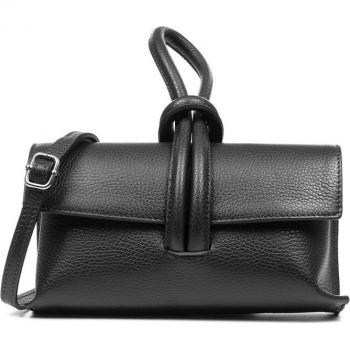 Bolso de mano Agra Firenze Artegiani en piel auténtica Dollaro, fabricado en Italia