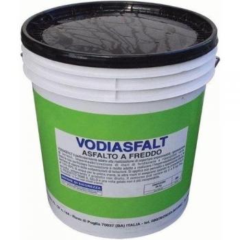 Asfalto Frío Vodiasfalt impermeabilización 5kg y protector en la construcción