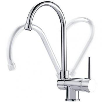 Clever 96095 Grifo de Cocina, 3 Posiciones, Cromado