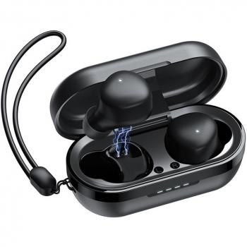 Auriculares Joyroom JR-TL1 Pro TWS Bluetooth 5.1 Inalámbricos, Impermeables IPX7, Batería de 300mAh, Color Negro
