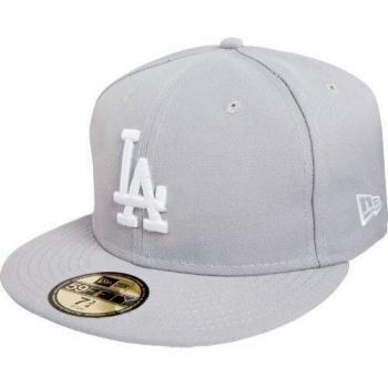 New Era LA Los Angeles Dodgers Basic Grey MLB Cap 5950 Fitted Team Basecap
