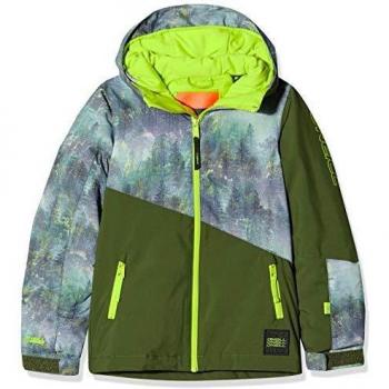 O'NEILL PB Halite Chaquetas, Niños, Green AOP W, 164