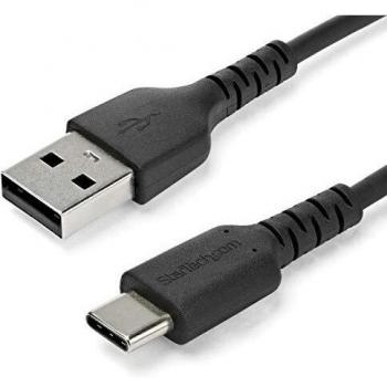 Cable de 1m usb 20 a usbc cable usb 20 de carga y transferencia de datos con fibra de aramida negro rusb2ac1mb