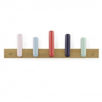 Normann Copenhagen Play Garderobe Candy/H x L x W: 17.2 x 60 x 6.3cm