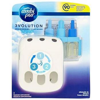 Ambi Pur 3Volution Sky-Aire Fresco Difusor y Fragancia para Ambientador Eléctrico - 21 ml