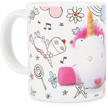 Minions Fluffy Unicorn Tazas blanco-rosa