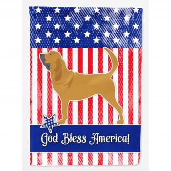 Carolines treasures bb3284chf canvas house size usa patriotic bloodhound flag multicolor large