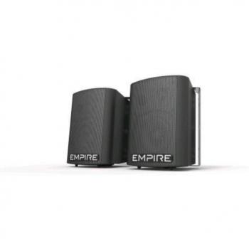 Altavoz de pared Empire HS.WALL250MB, 2 vías, amplificador 250 W, entrada microfónica jack 6.3mm, puerto USB, color negro