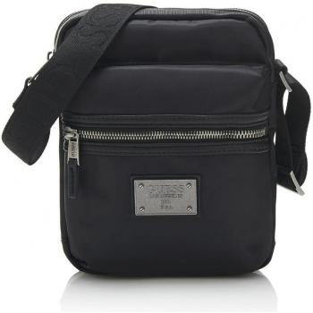 Guess - Cartera de mano para hombre negro negro