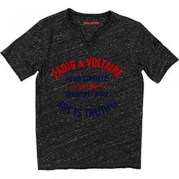 Zadig & Voltaire - Camiseta infantil con logo impreso Negro 134-140 cm