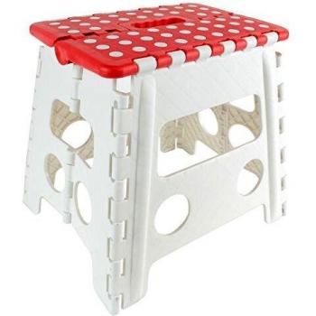 Taburete Escalón Plegable Compacto y Ligero 31cm Soporta Hasta 150 Kg