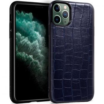 Carcasa de Cuero de Cocodrilo Marino Cool para iPhone 11 Pro Max