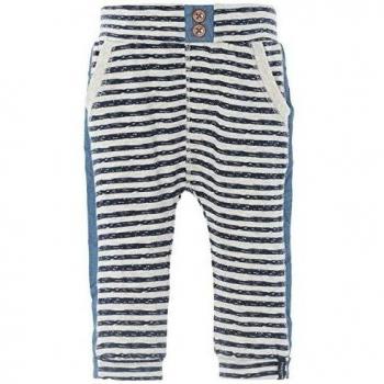 Noppies B Pants jrsy comfort Zac-Pantalones Bebé-Niñas    azul
