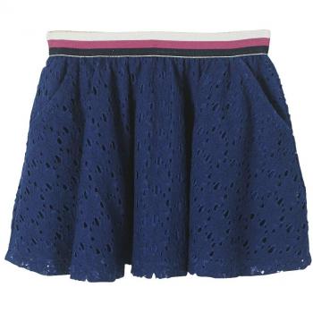 VERTBAUDET Falda con Vuelo para niña Azul Oscuro Liso 10A