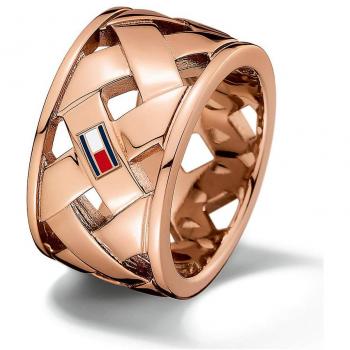 Anillo de Mujer Tommy Hilfiger Clásico en Oro Rosa Talla N.5