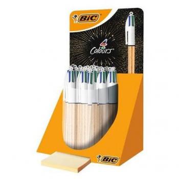 Bolígrafo Bic 4 Colores Frozen Edición Especial con Cuerpo Dorado