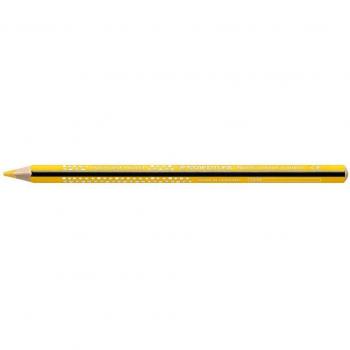 Staedtler Noris Club 128 Triangular Jumbo Colored Pencil - 4mm Lead - Break-Resistant - Ergonomic Design - Yellow Color (12-Pack)