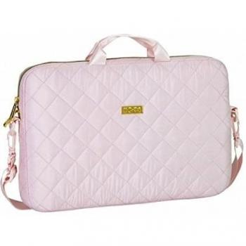 Moos Rose Funda Ordenador Portátil 15,6, Color Rosa/Dorado