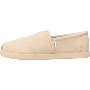 Alpargatas de hombre TOMS modelo Alp Fwd en lona color beis oatmeal