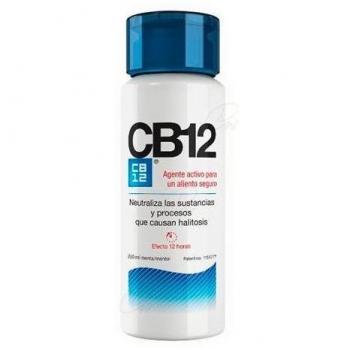 CB12 Enjuague Bucal para Halitosis con Sabor a Menta Menthol 500ml