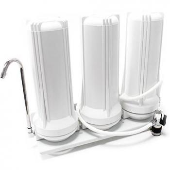 Filtro de Agua para Mostrador TR203 de 3 Etapas con Cartucho de 5µ y Carbón Activo
