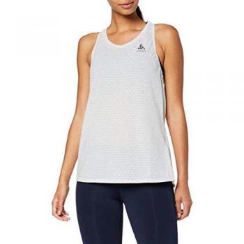 Odlo BL Millennium LINENCO Camiseta, Mujer, Gris Claro, Small