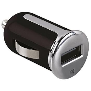 Celly Cargador Turbo para Coche con 1 USB 2.4A Negro