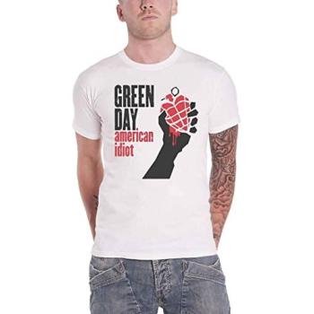 Band Monkey Green Day Unisex T-Shirt American Idiot White