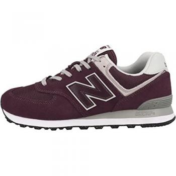 Zapatillas deportivas de Hombre New Balance Modelo Ml574 Evm, color granate y gris, talla 40