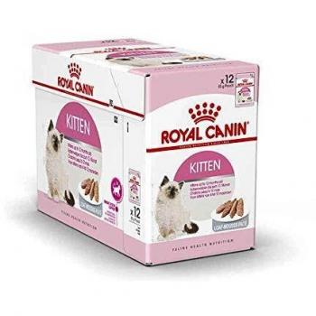 Royal Canin Kitten Comida para Gatos, 85 gr, paquete de 12