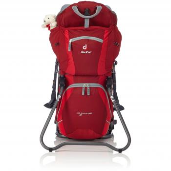 Deuter Kid Comfort II Mochila Portabebés, Unisex adulto, Rojo